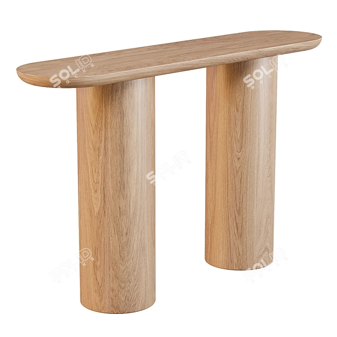 Porto Anchor-inspired Console Table 3D model image 2