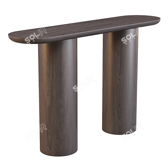 Porto Anchor-inspired Console Table 3D model image 3