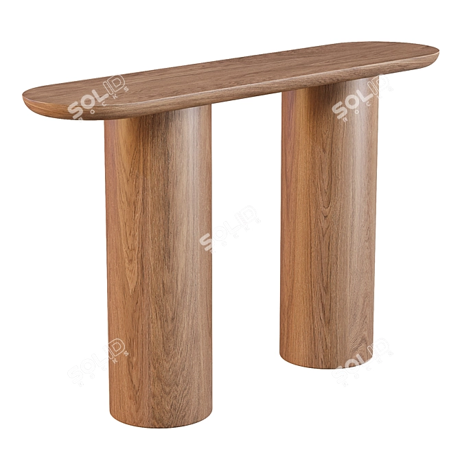 Porto Anchor-inspired Console Table 3D model image 4