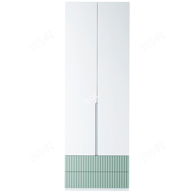 Customizable Wardrobe Presti Lagiri 3D model image 3