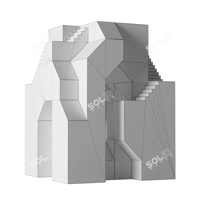 Concrete Sculpture Replica by UMEMOTO 3D model image 2