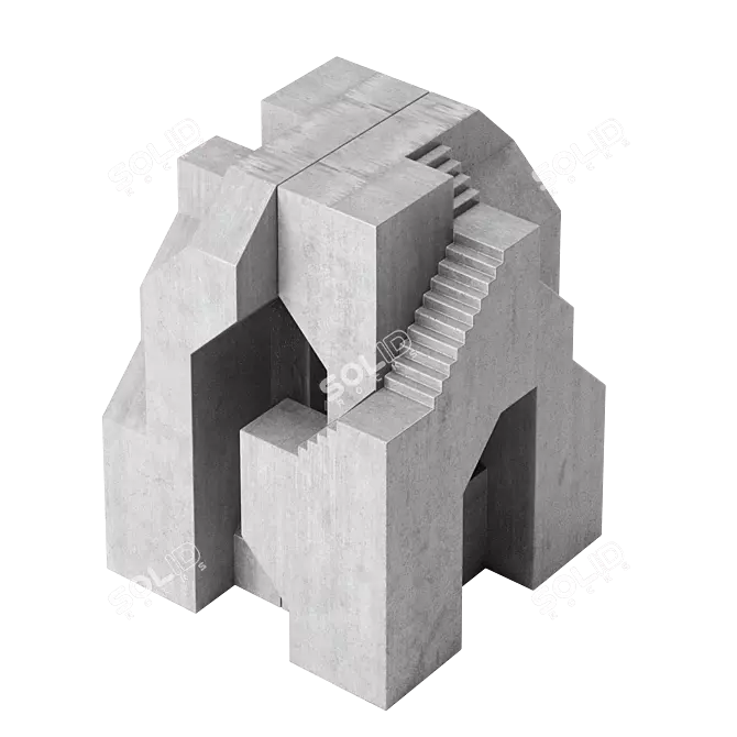 Concrete Sculpture Replica by UMEMOTO 3D model image 3