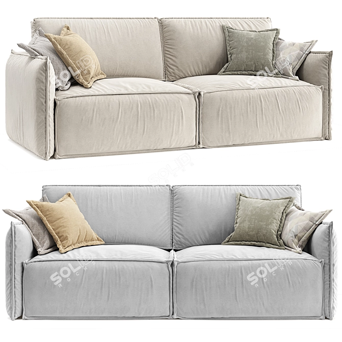 Olen Sofa - 225x125x88 cm 3D model image 1