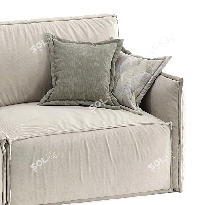 Olen Sofa - 225x125x88 cm 3D model image 3