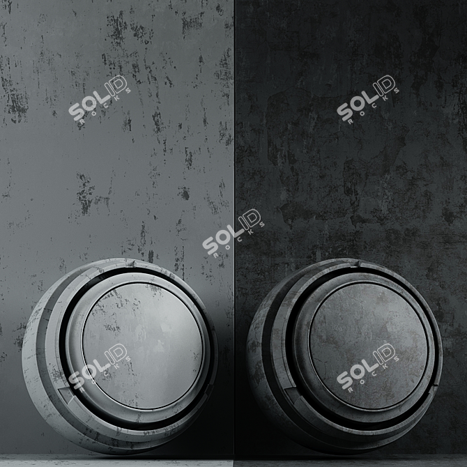  Metal Seamless Textures Pack 3D model image 1