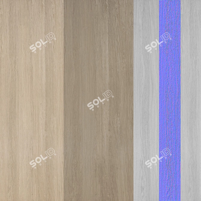 Seamless 4K Wood Texture Set 3D model image 2