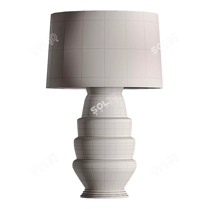 Elegant Vivien Table Lamp: Thomaslavin 3D model image 3