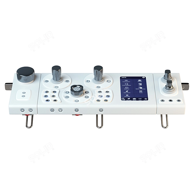 Remote Panel Height-Adjustable Operation Table 3D model image 1