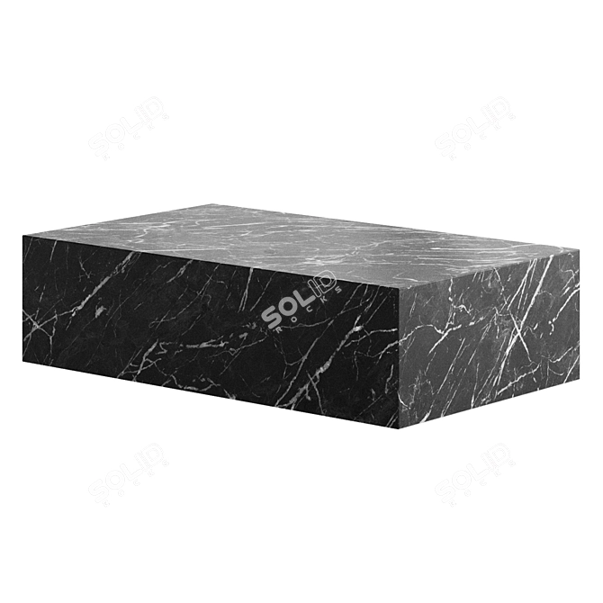 Norm Architect Plinth Coffee Table 3D model image 3