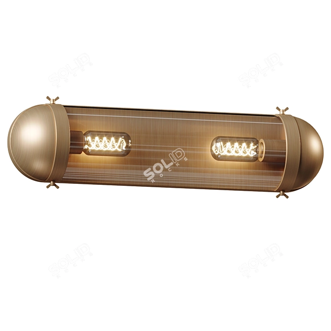 Modern Vintage Urban Lighting Elegance 3D model image 2