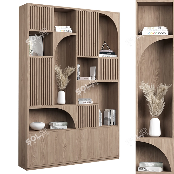 150 High-Quality Rack & Bookcase 3D model image 2