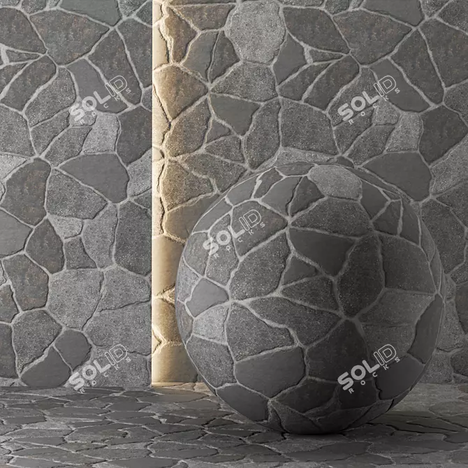 Wild Stone Texture Cladding Pack 3D model image 2