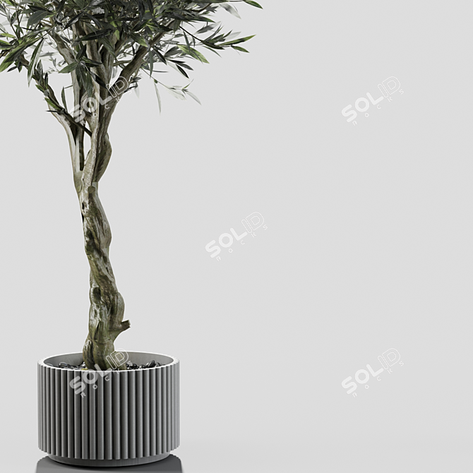 Artificial Branches in Vases 3D model image 2