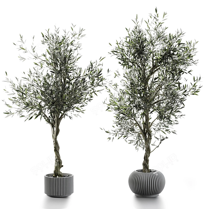 Artificial Branches in Vases 3D model image 5