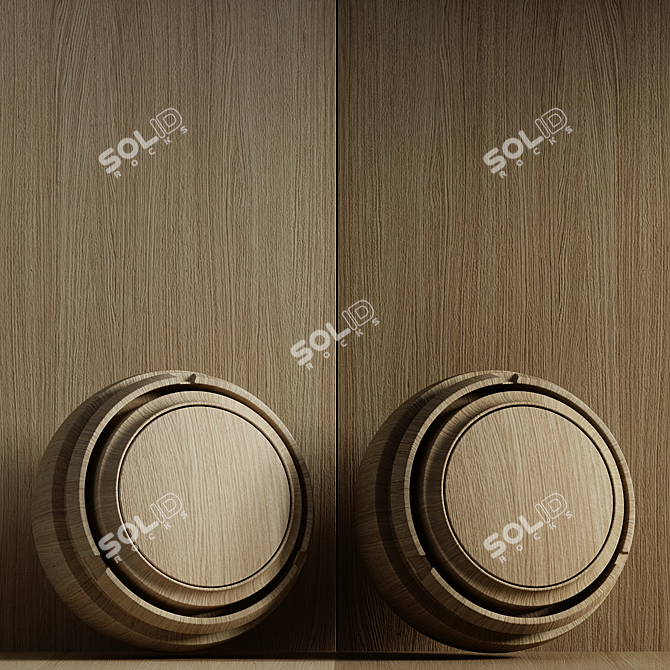 4K Seamless Wood Textures Pack 3D model image 1