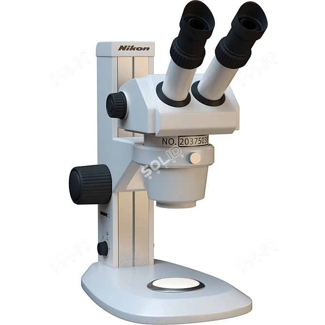 Nikon SMZ445 Digital Microscope Model 3D model image 2