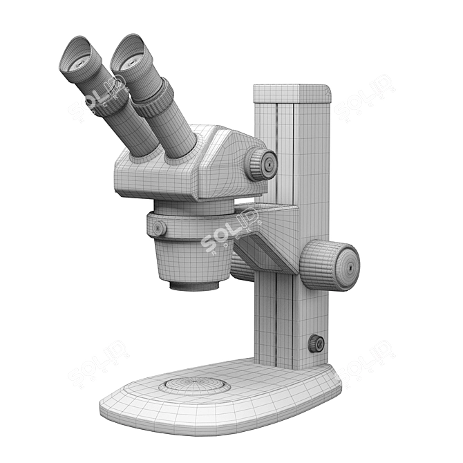 Nikon SMZ445 Digital Microscope Model 3D model image 5