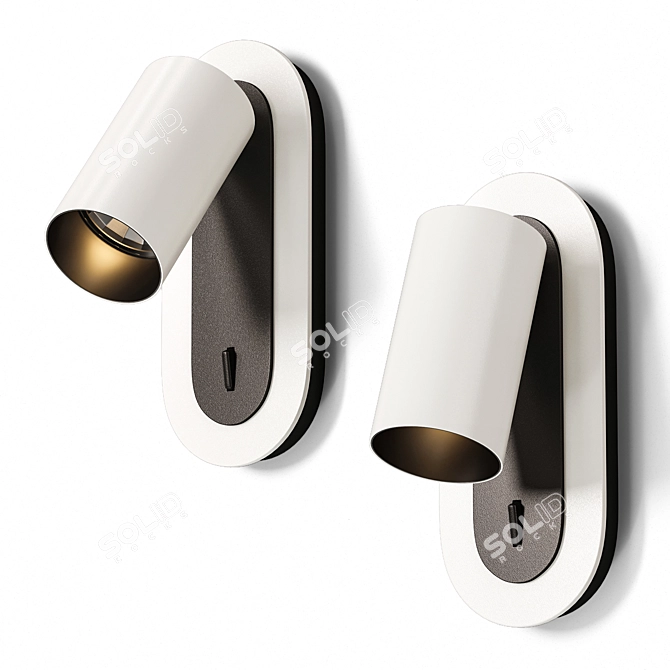 Elegant Modern Sconce BENKA 3D model image 1