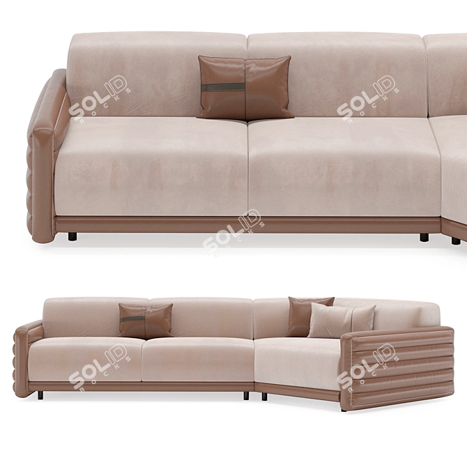 Penelope Fold-Out Sofa Bed 3D model image 13