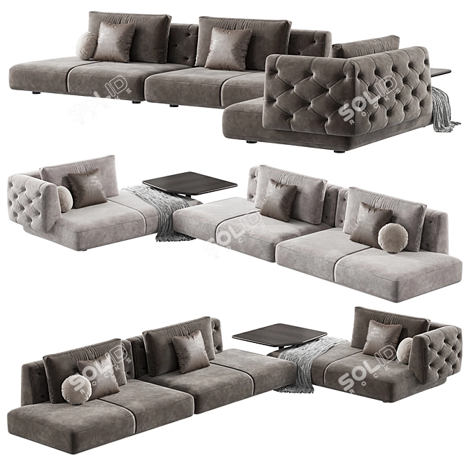 Modern Fiona Sofa in Corona 3D model image 1