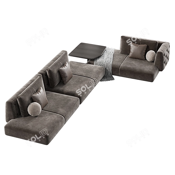 Modern Fiona Sofa in Corona 3D model image 2