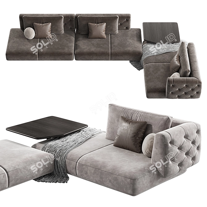 Modern Fiona Sofa in Corona 3D model image 3