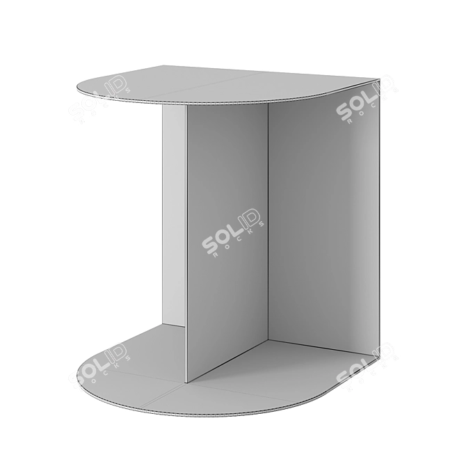 Modern Black Forrest Side Table 3D model image 4