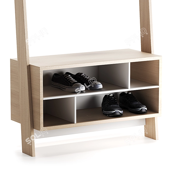 Modern Melva Entryway Set 3D model image 3