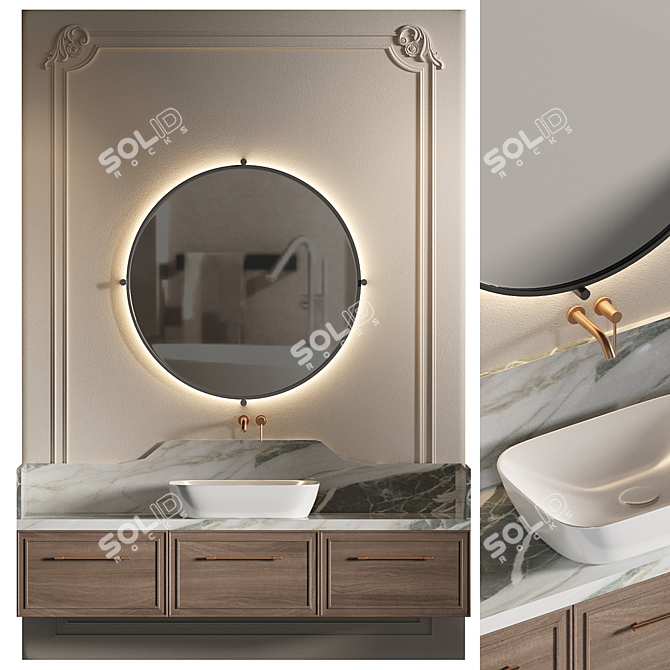 Bathroom 20 Revised Edition 3D model image 5