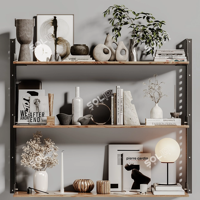 Elegant Decor Set 150 3D model image 3