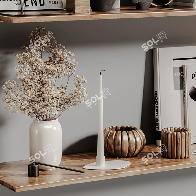 Elegant Decor Set 150 3D model image 4