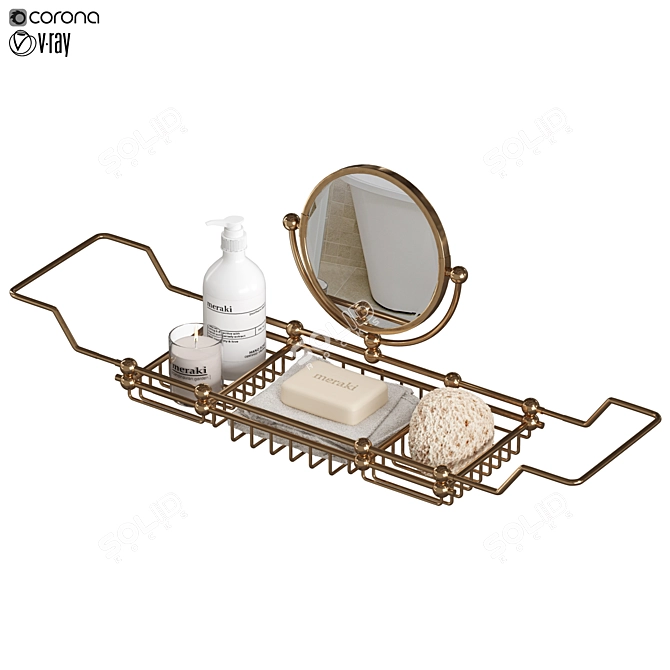  Spa Bathtub Tray 3 - High Resolution 3D model image 1