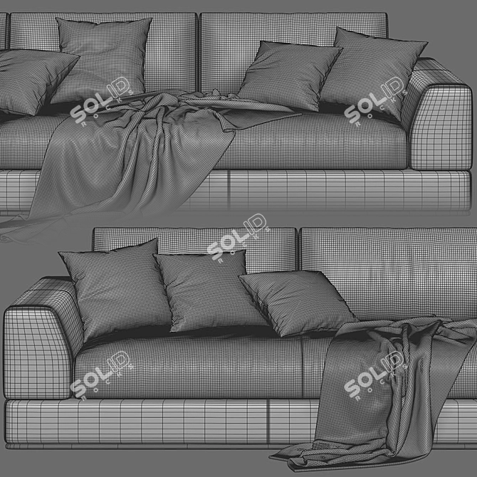 Italian Design My Way Sofa 3D model image 4