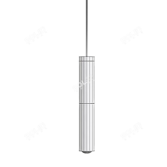 Modern Designer Ceiling Lamp 3D model image 2