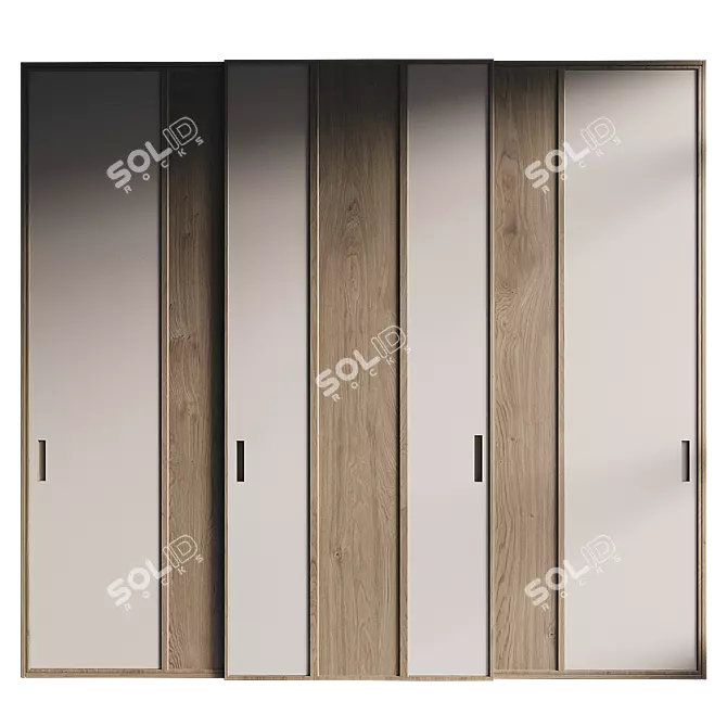 Modern Model Wardrobe 336 Display 3D model image 1