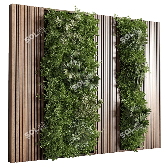 Green Wall Vertical Garden 93 3D model image 2