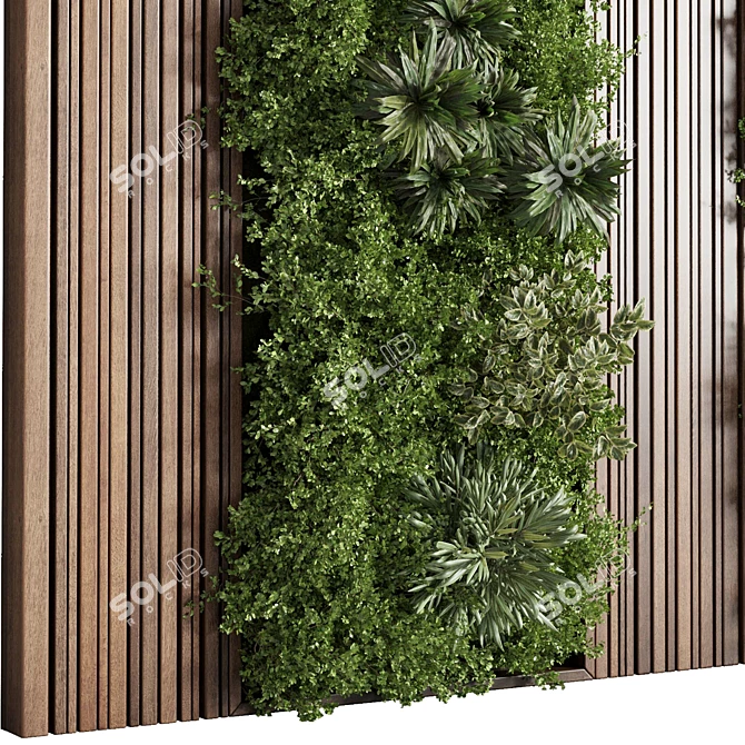Green Wall Vertical Garden 93 3D model image 4