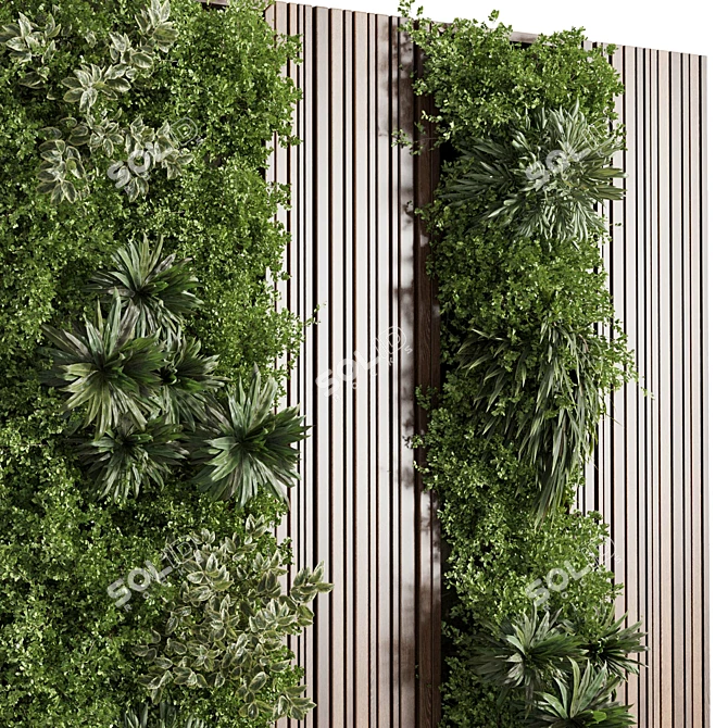 Green Wall Vertical Garden 93 3D model image 6