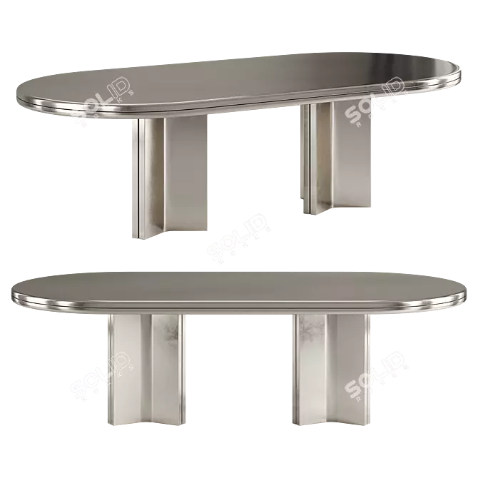 Sleek Piero Table Design 3D model image 1