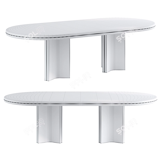 Sleek Piero Table Design 3D model image 3