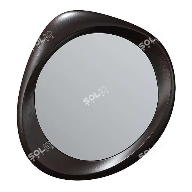 Modern XL Asymmetric Mirror 3D model image 2