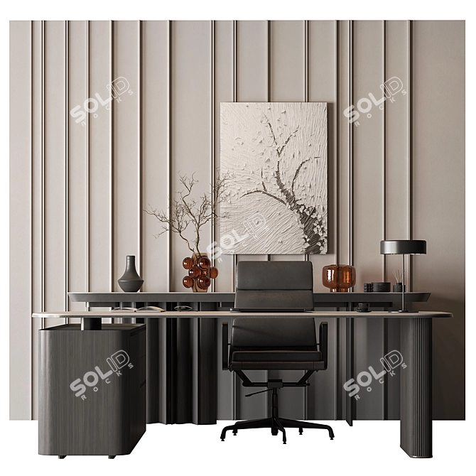 Translation is not needed as the product description provided is already in English. 

Boast Boss Desk Office 671 3D model image 1