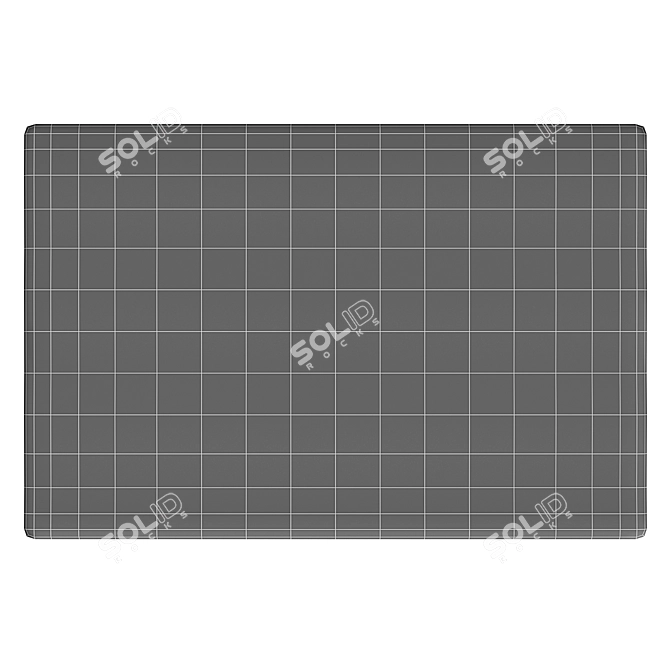 Thiam Natural Coco Fiber Doormat 3D model image 5