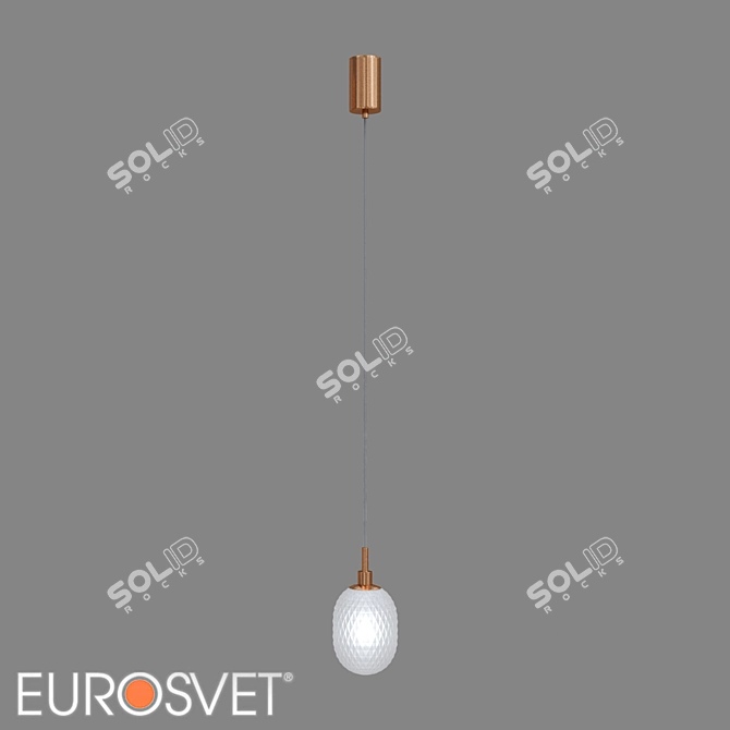 Eurosvet Pineapple Pendant Light 50266/1 3D model image 2