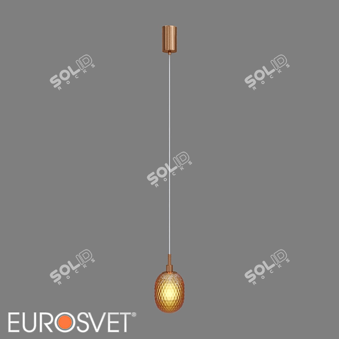 Eurosvet Pineapple Pendant Light 50266/1 3D model image 3