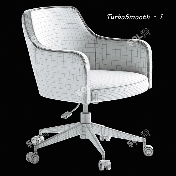 Modern Formosa Office Chair_BC896 3D model image 3