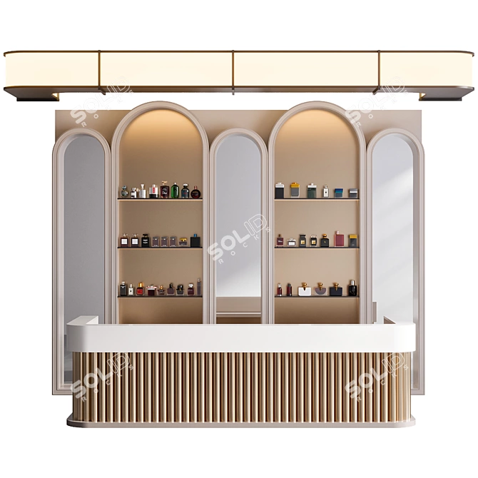 Perfume Collection Showcase Model 3D model image 7