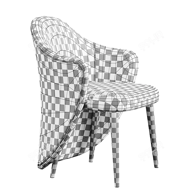 Rope Konyshev Chair - TurboSmooth Render - Buy Now! 3D model image 6