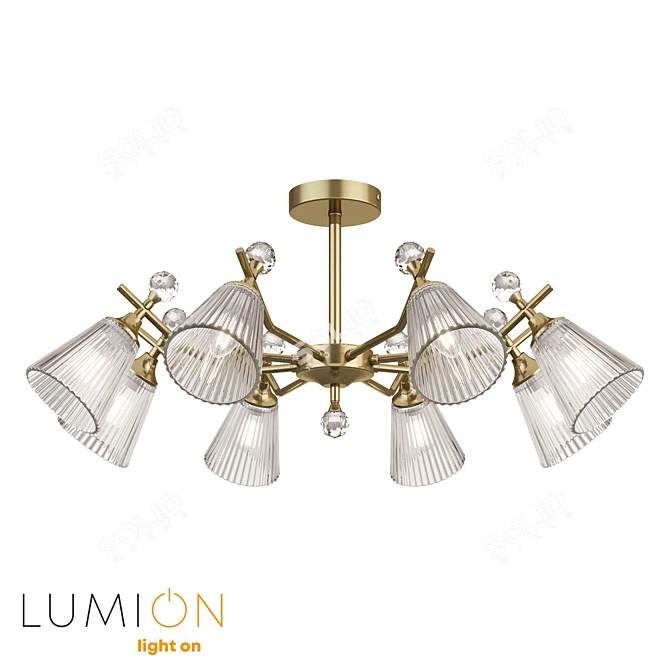 Modern Ceiling Light Fixture Lumion 3D model image 1