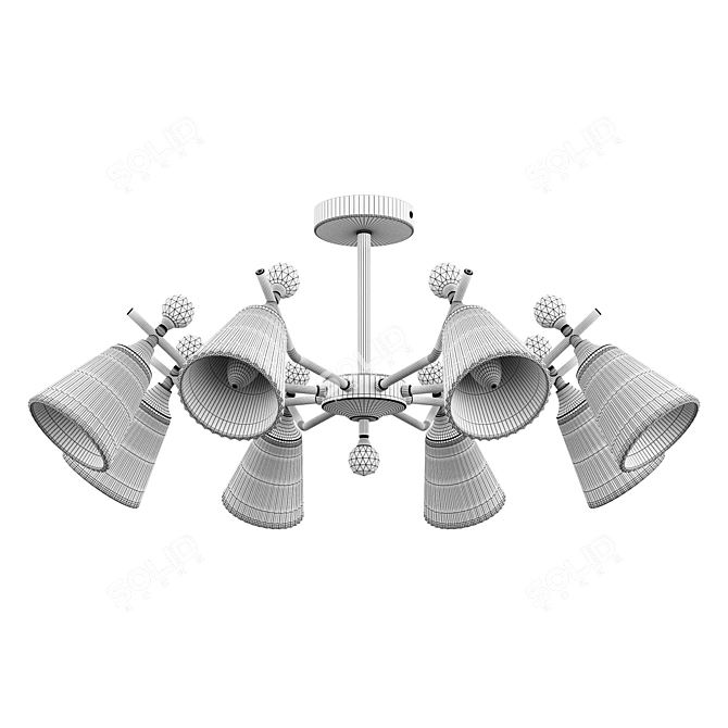 Modern Ceiling Light Fixture Lumion 3D model image 4